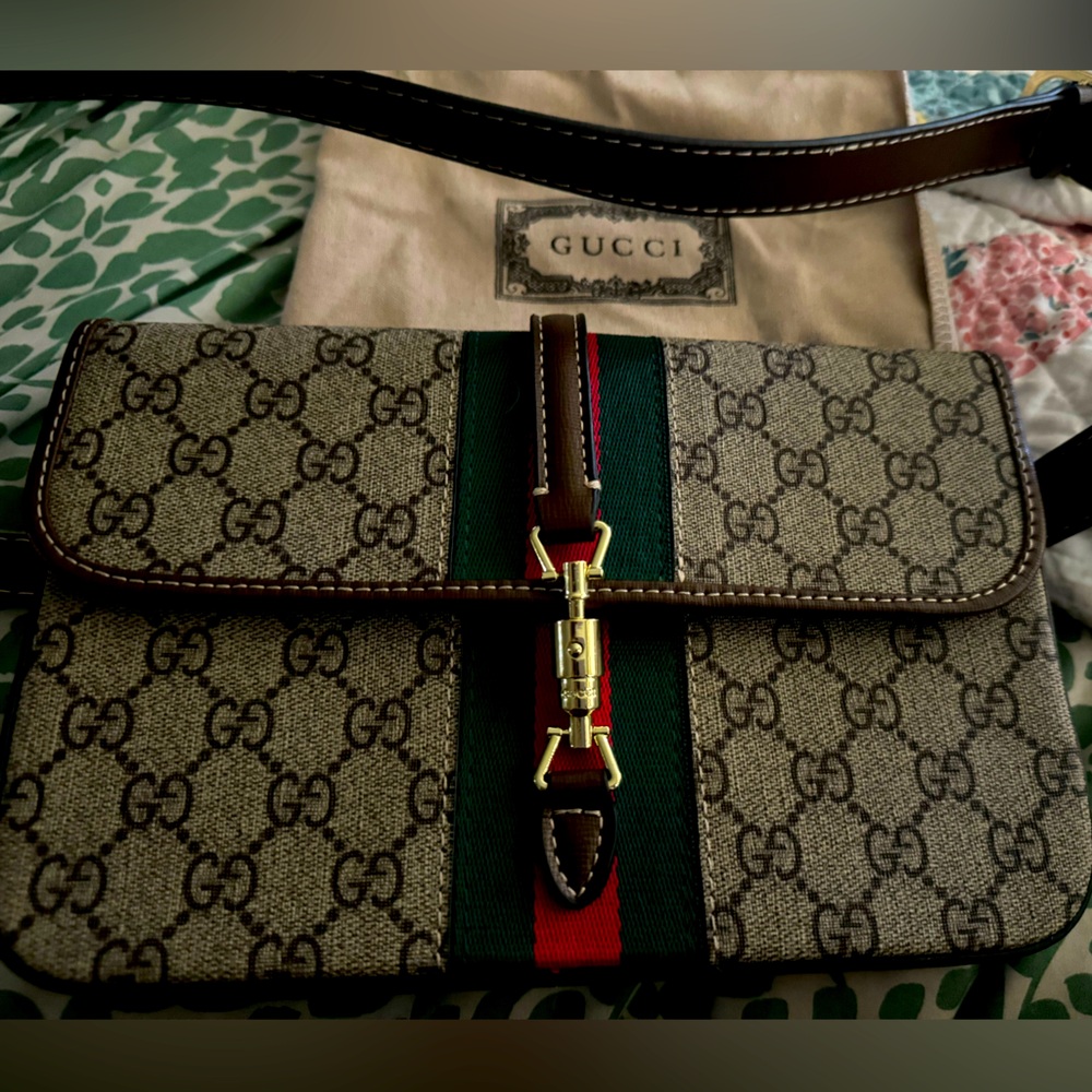 Monogram fanny pack bag.